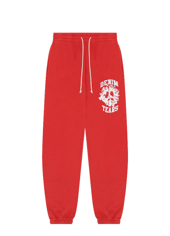 Denim Tears “Denim University” Sweatpants Red