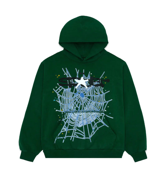 Spider Worldwide “Web” Hoodie Hunter Green