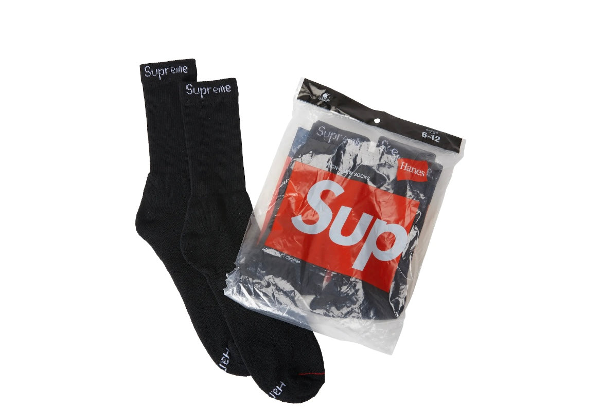 Supreme Hanes Socks (4 Pack)
“Black”