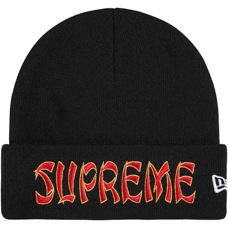 Supreme “Action” Beanie Black FW26