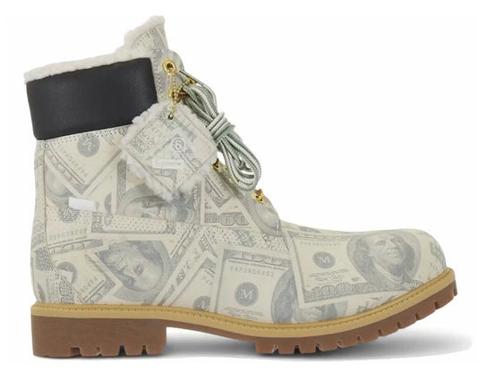 Margiela #6 x Supreme x Timberland $100 Bill Boot
