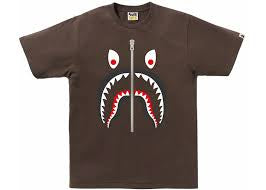 BAPE Mad Shark Tee Brown