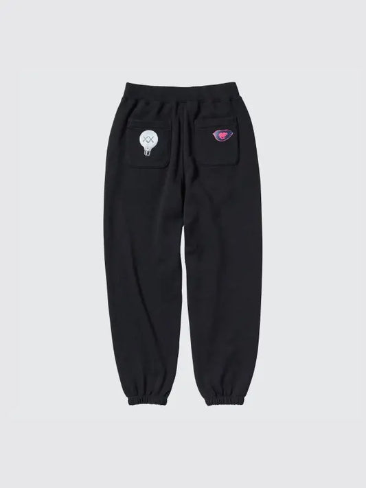 KAWS + Warhol Sweat Pants Black