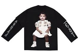 Kanye West DONDA 2 Layer L/S T-shirt black