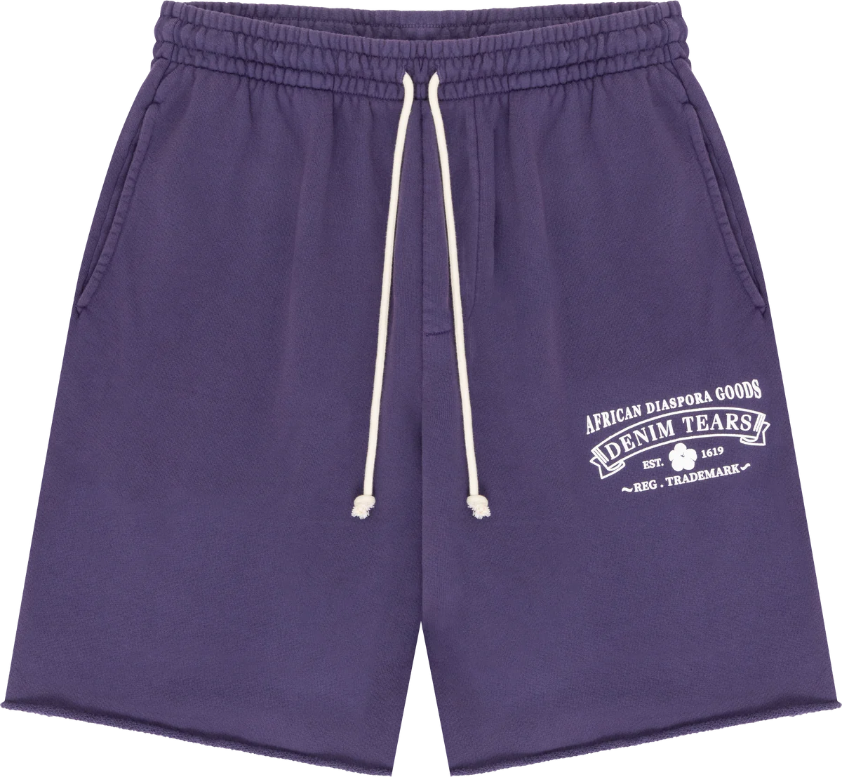 Denim Tears “African Diaspora Goods” Shorts Purple