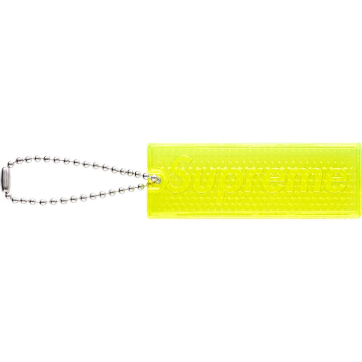 Supreme Reflective Yellow Keychain SS26