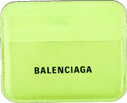 Balenciaga Card Holder Neon