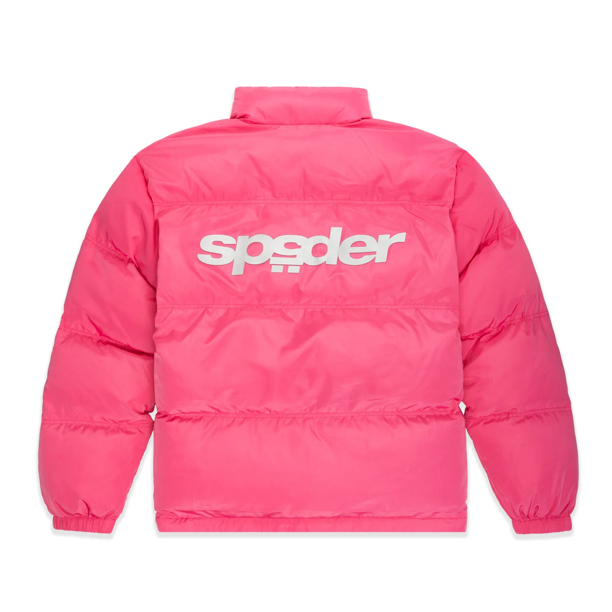 Sp5der Puffer Jacket Pink