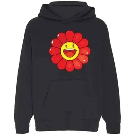 Takashi Murakami x J.Balvin Hoodie Black Red
