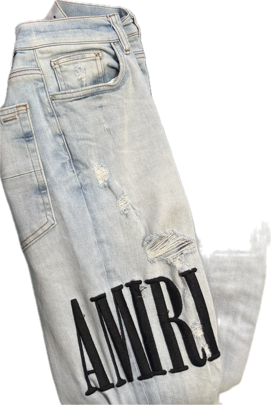 Amiri Spellout Denim