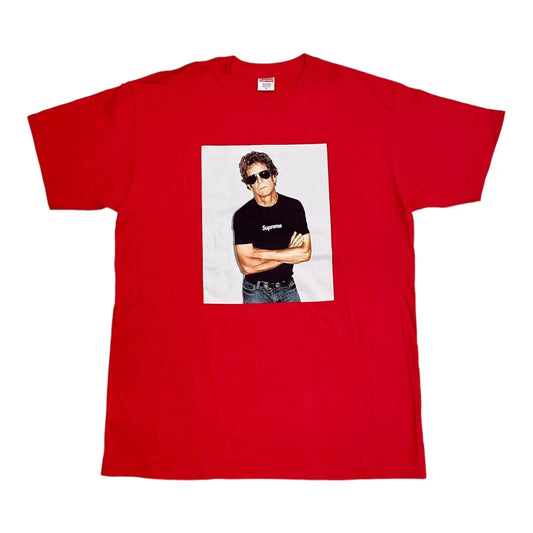 Supreme x Lou Reed Photo Tee Red