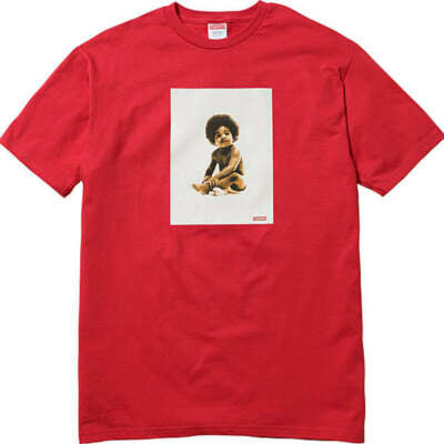 Supreme x Biggie Small Photo Tee Red