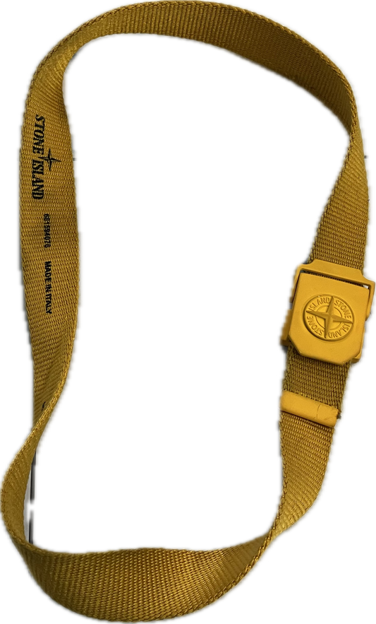 Stone Island Web Belt Yellow