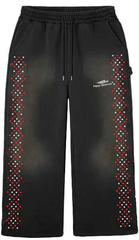 HMDD Crystal Sweatpants Red/White