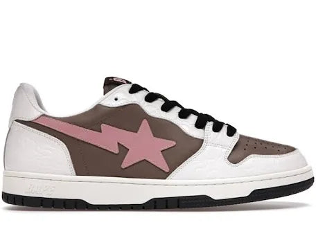 A Bathing Ape Bape Courtsta Low Pink