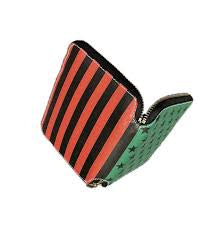Comme des Garçons x Denim Tears Pan Flag Green Wallet
