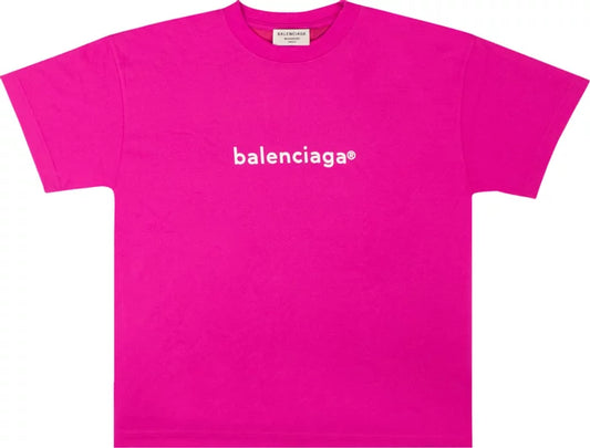 Balenciaga “Logo Tee” Pink (SS22)