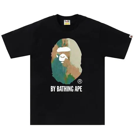 A Bathing Ape Bape Tie Dye Apehead Tee