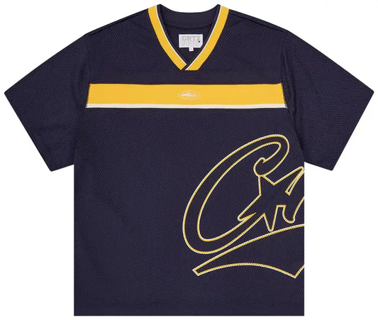 Corteiz BTR Practice Top v2 Navy Jersey