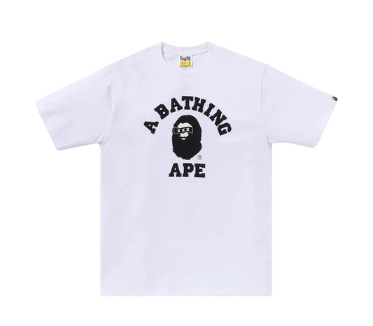 A Bathing Ape x God Selection “XXX” Tee - White