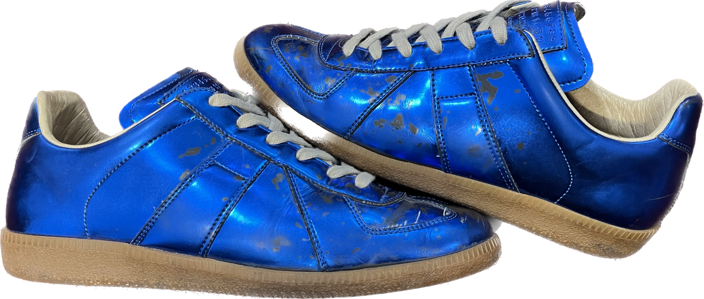 Maison Margiela Low Top Trainer Cobalt Blue