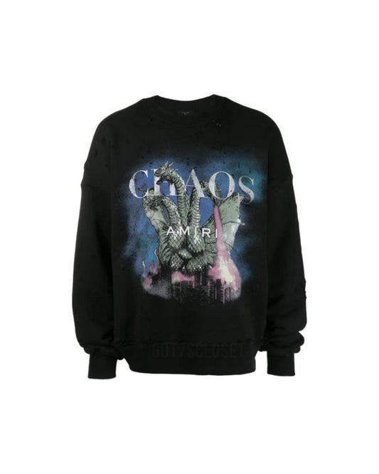 Amiri Chaos City Dragon Sweatshirt