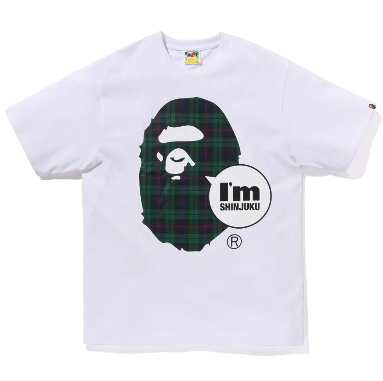 Bape “Big Ape Head Shinjuku” Tee White