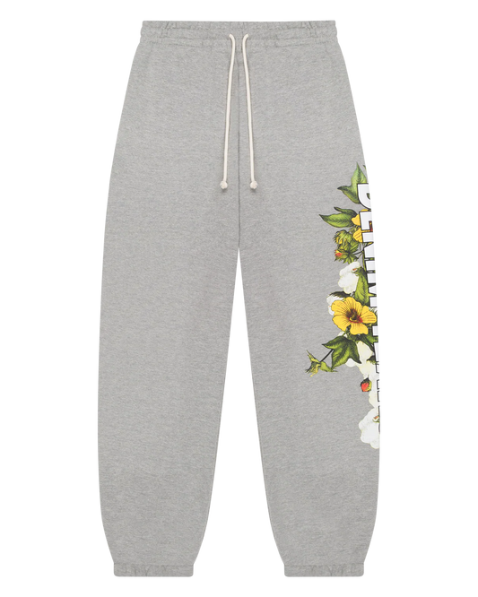 Denim Tears Floral Logo Sweatpants Grey