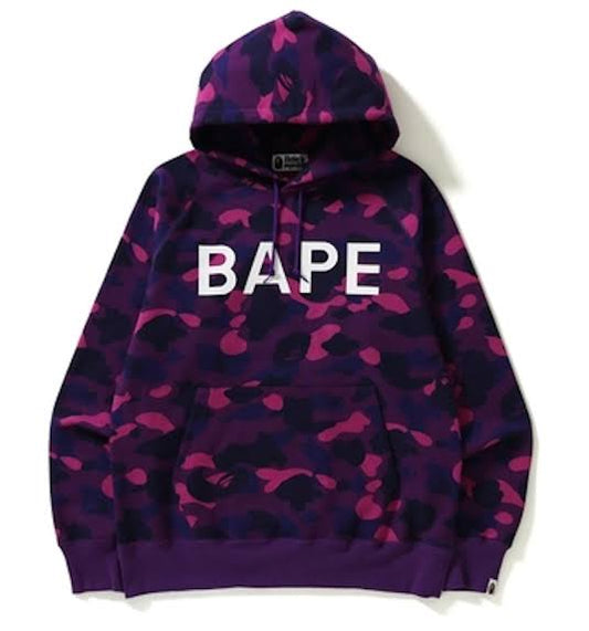 Bape Color camo purple pullover