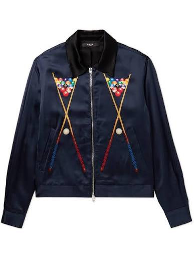 Amiri billiards satin jacket