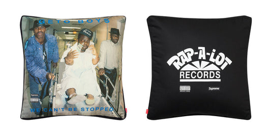 Supreme x Rap-A-Lot x Gheto Boys Pillow Black