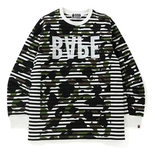 A Bathing Ape Bape Striped Longsleeve