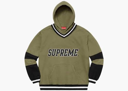 Supreme hooded hockey jersey