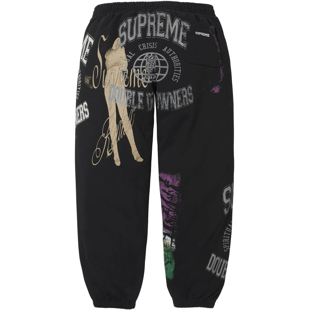 Supreme overprint sweatpants