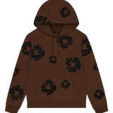 Denim Tears Black Brown Cotton Wreath Hoodie
