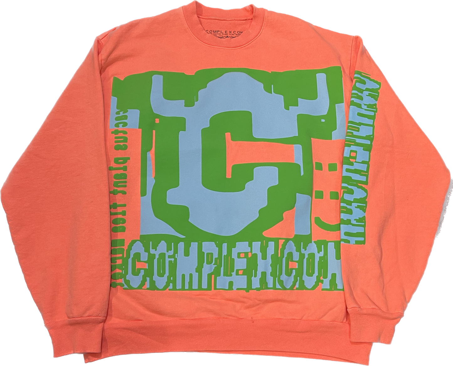 Cactus Plant Flea Market x Willy Wonka ComplexCon Exclusive Crewneck Orange