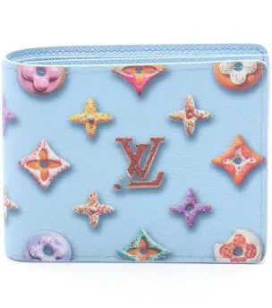 Louis Vuitton x Pharrell Slender Doughnut Wallet Blue