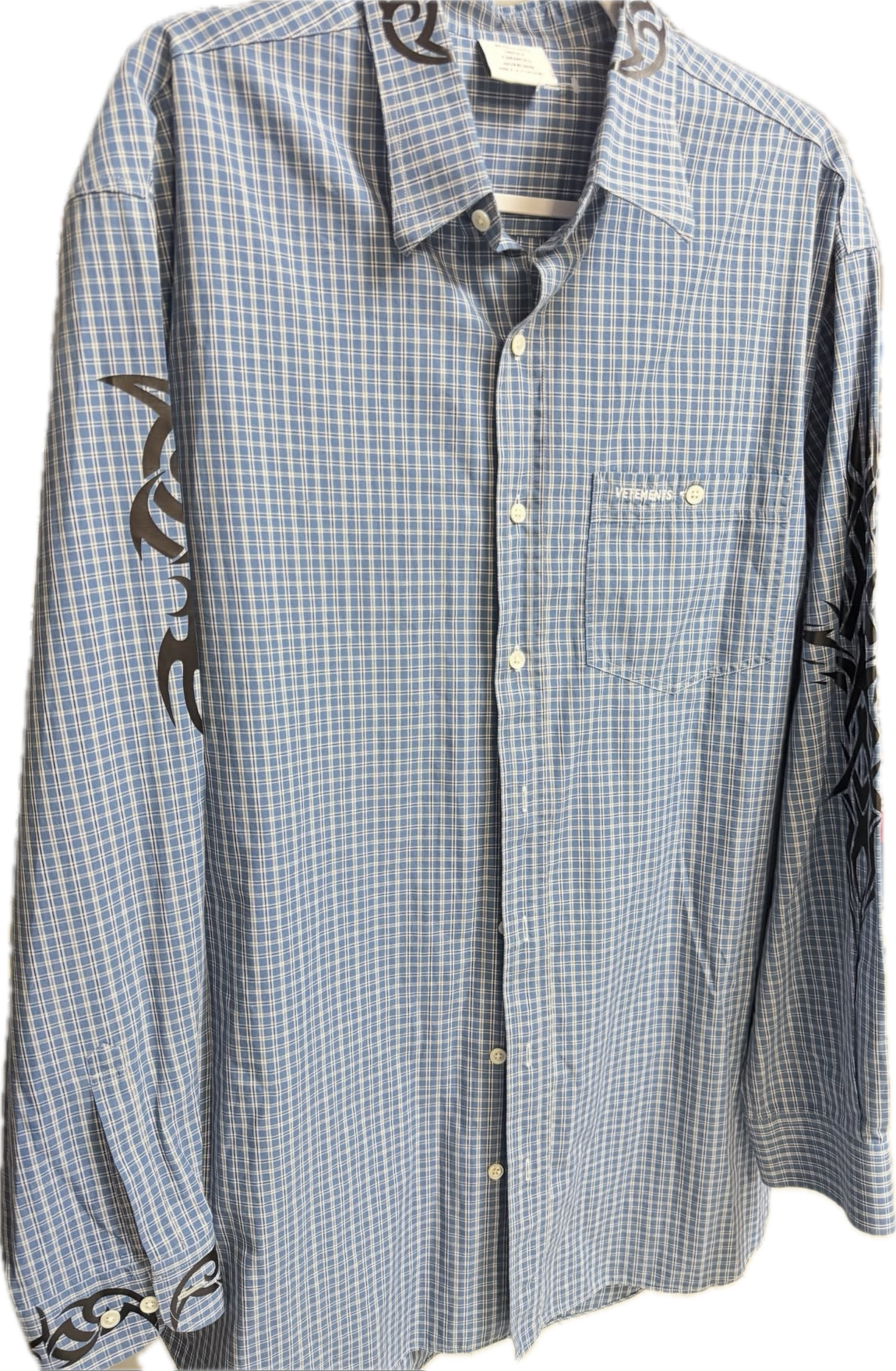 Vetements Tattoo Button Up