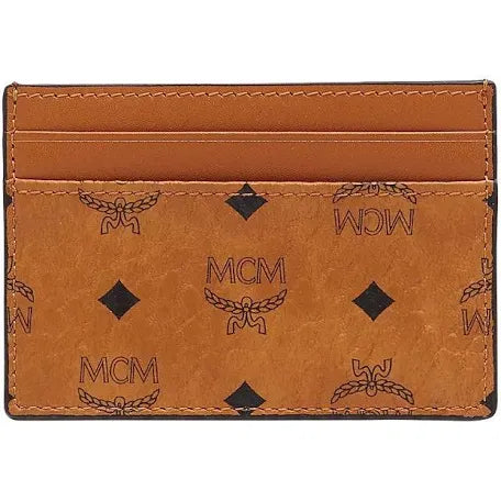 MCM Cognac Card Holder