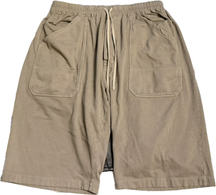 Rick Owens Beige Shorts