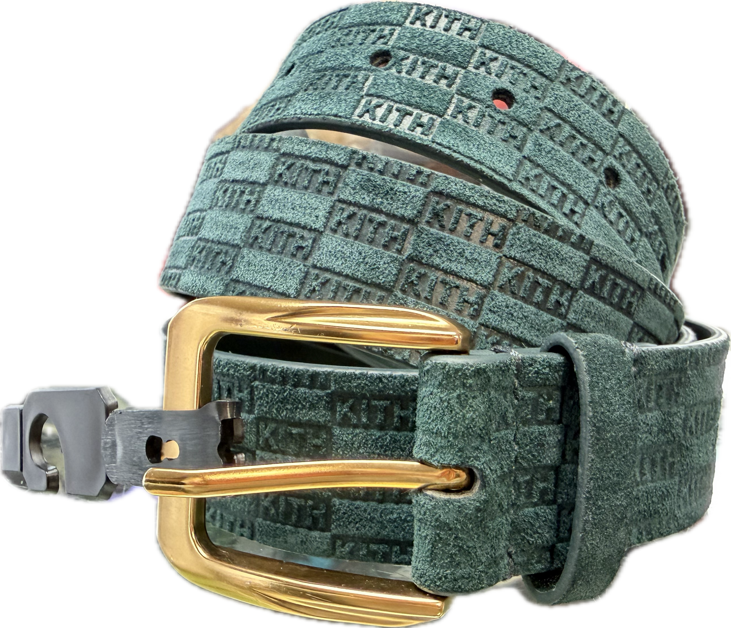 Kith suede leather belt