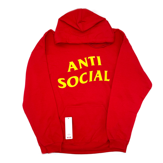 Anti Social Social Club “Red/Gold” Hoodie