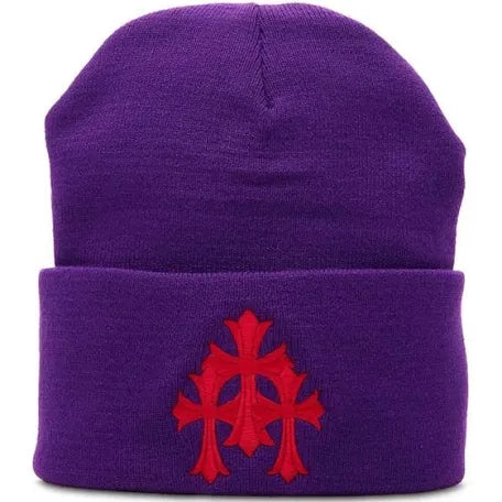 Chrome Hearts Purple Watch Cap Beanie