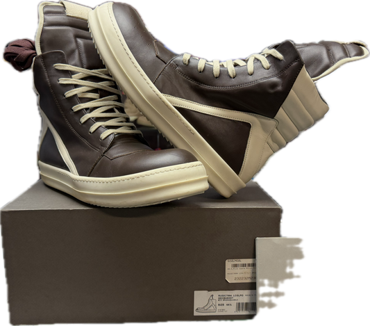 Rick Owens Brown Milk Geobasket