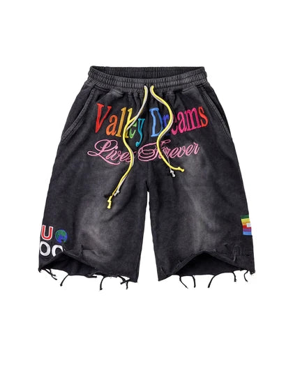 Vale Dreams 3/4ths Shorts Black