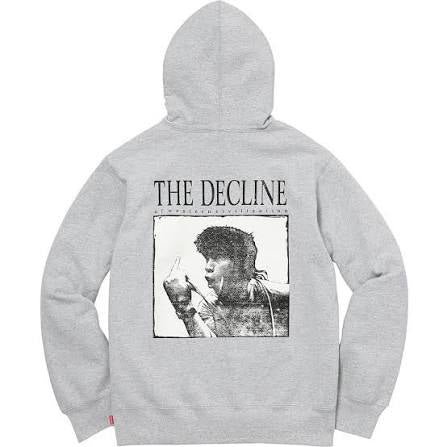 Supreme “The Decline” Hoodie Grey
