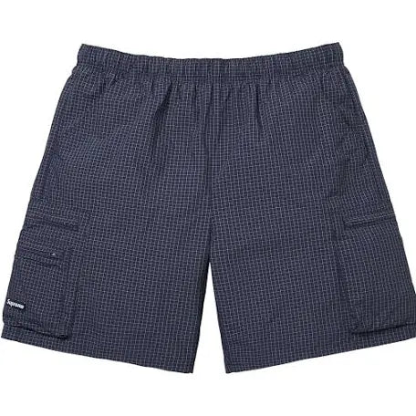 Supreme Ripstop Navy Cargo Shorts