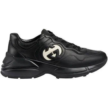 Gucci Rython Interlocking G Black/White
