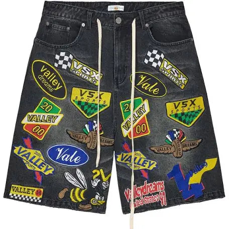 Vale Denim Black Passport Jorts