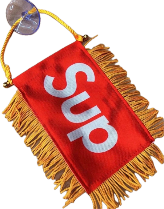 Supreme Fringed Banner Flag